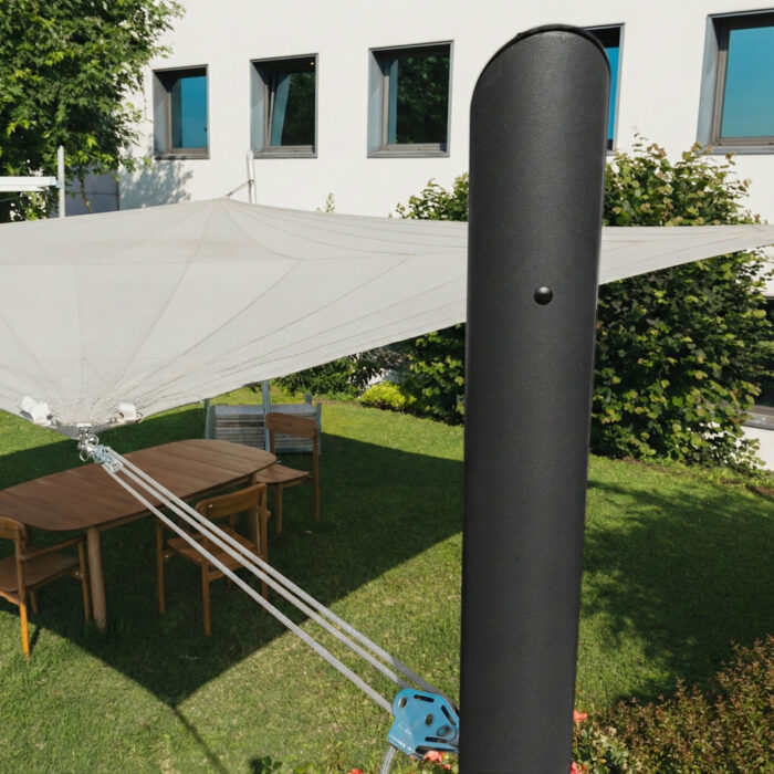 EZ mast vysokopevnostný oceľový stĺp s 5 upevňovacími bodmi – Obrázok 7