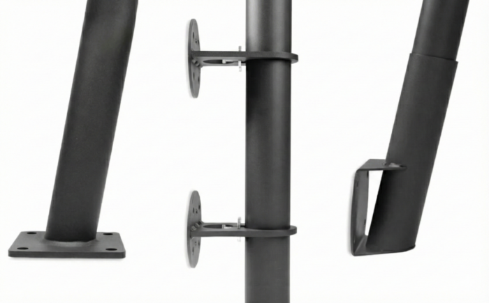 EZ mast vysokopevnostný oceľový stĺp s 5 upevňovacími bodmi – Obrázok 25