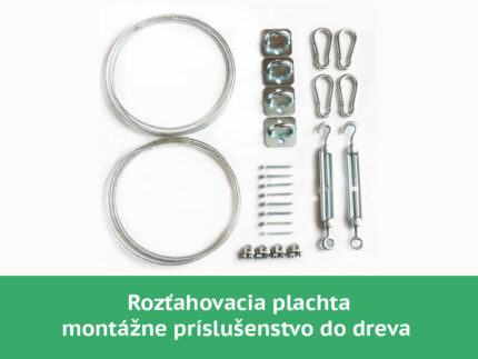 montážny set pre rolovaciu tieniacu plachtu