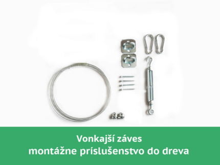 montážny set pre vonkajší záves