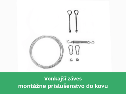 montážny set pre vonkajší záves