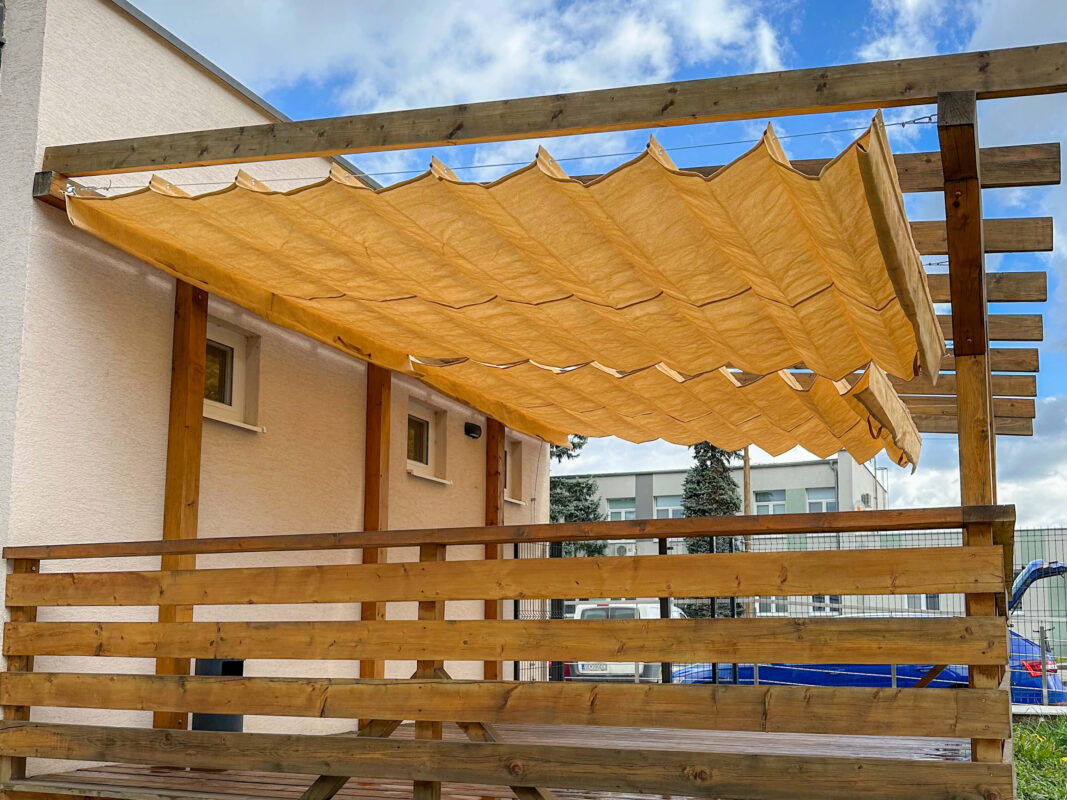 rímska roleta hdpe béžová