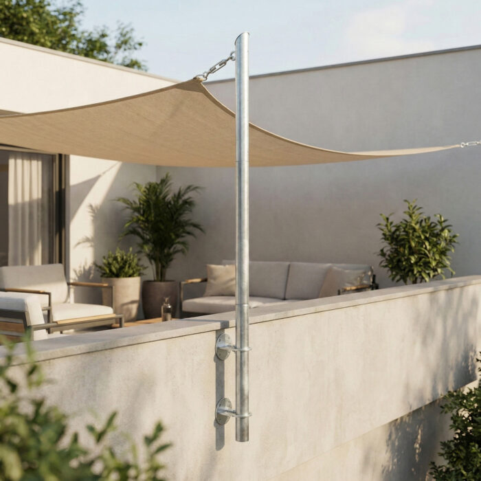 EZ mast vysokopevnostný oceľový stĺp s 5 upevňovacími bodmi – Obrázok 10