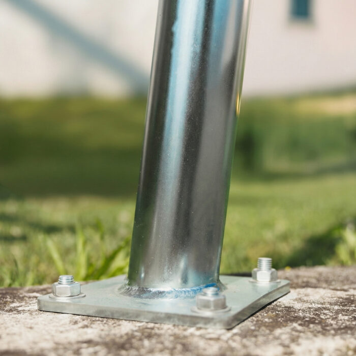 EZ mast vysokopevnostný oceľový stĺp s 5 upevňovacími bodmi – Obrázok 15