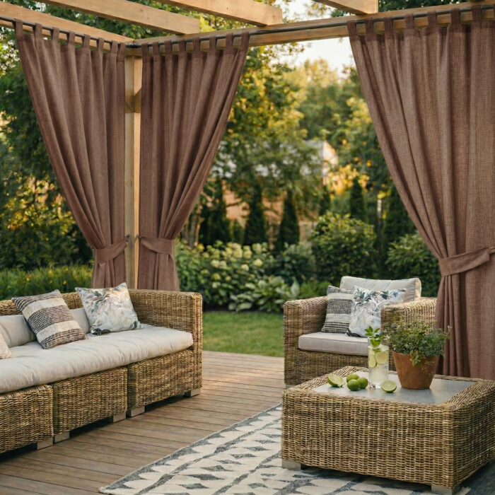 Prémiové vonkajšie závesy na mieru - Melange Outdoor – Obrázok 19