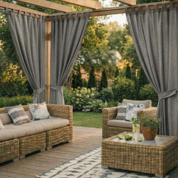 Prémiové vonkajšie závesy na mieru - Melange Outdoor – Obrázok 18