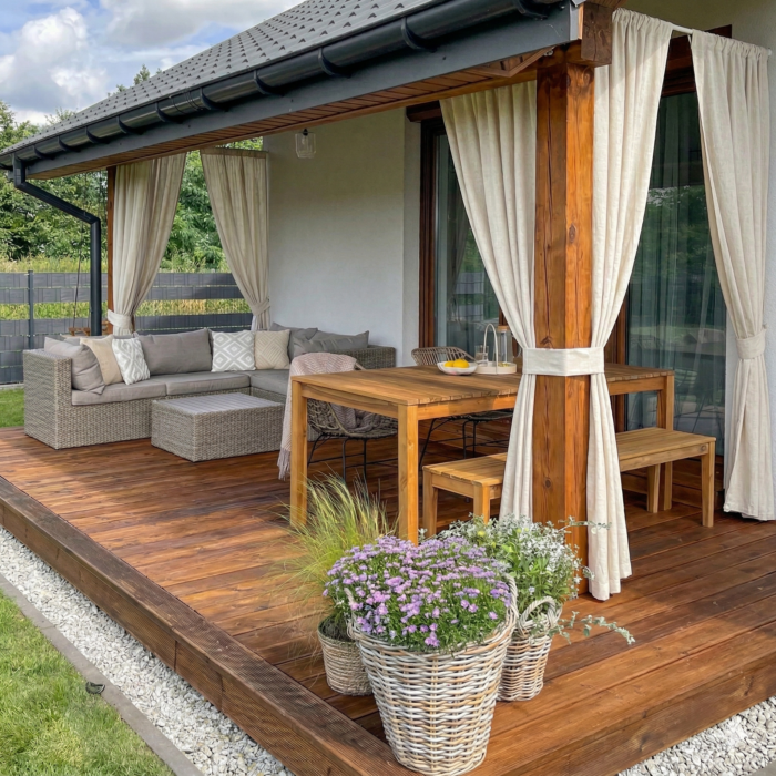 Prémiové vonkajšie závesy na mieru - Melange Outdoor – Obrázok 10