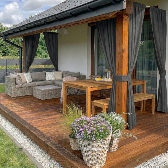 Prémiové vonkajšie závesy na mieru - Melange Outdoor – Obrázok 8