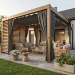 Prémiové vonkajšie závesy na mieru - Melange Outdoor – Obrázok 3